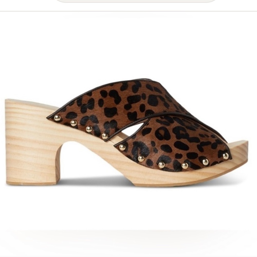 PAIGE Jules Crisscross Platform Real Calf Hair WOMENS‎ Sandals Size 7.5